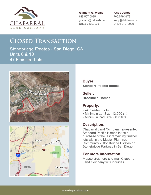 San Diego_Stonebridge_Press Release_615